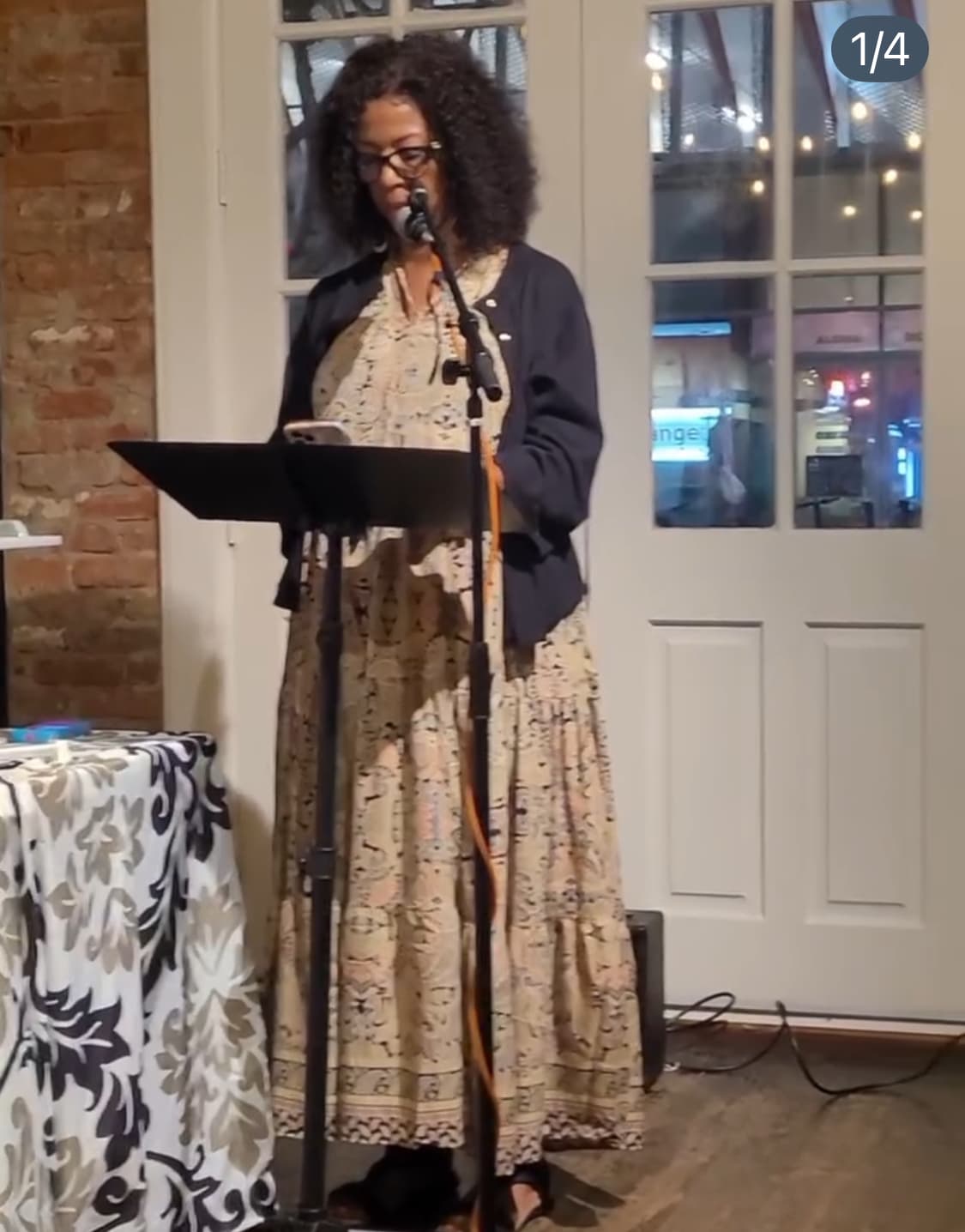 Pamela D. speaking event 4