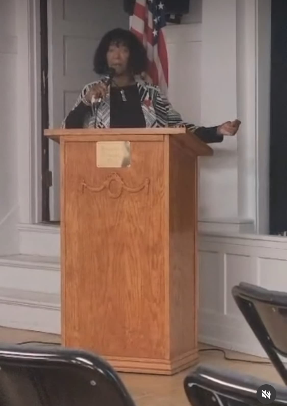 Pamela D. speaking event 5